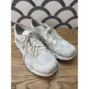 ON Cloud X 4 AD Running Shoes Men's Size 10.5  White/Wolf 3MF10262852